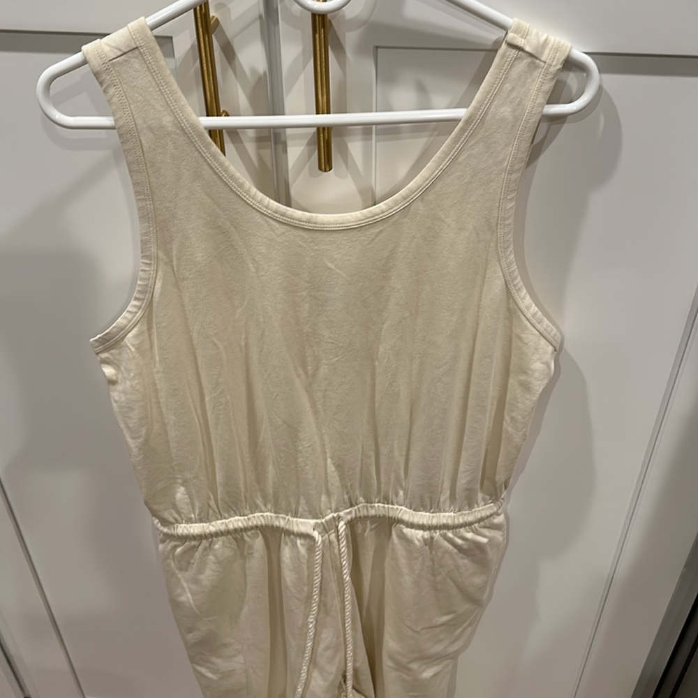 Universal Thread Cream Sleeveless Jumpsuit - Picture 6 of 7